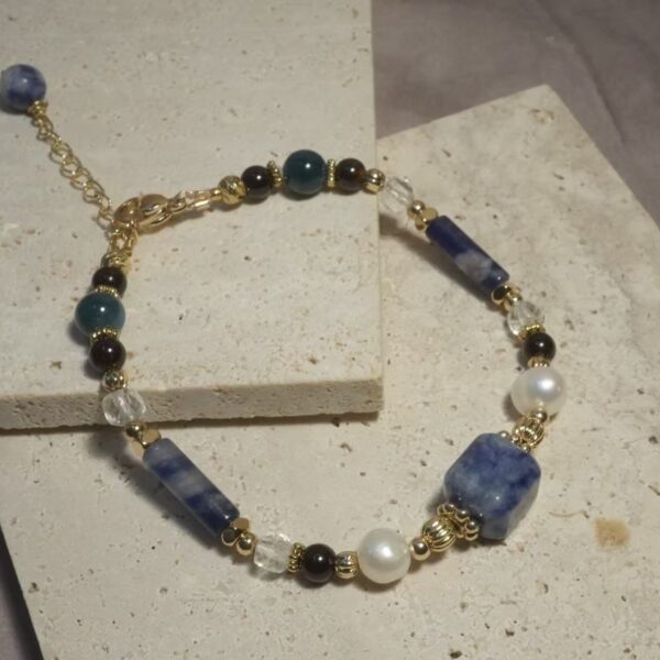 華爾茲的邀請・The Waltz｜藍紋石綠磷輝手鏈